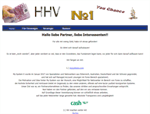 Tablet Screenshot of hhv.ch